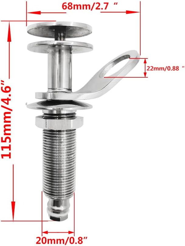 316 Stainless Steel Quick Release Bumper Boat Fender Holder Mount Cleat Hook Accessories