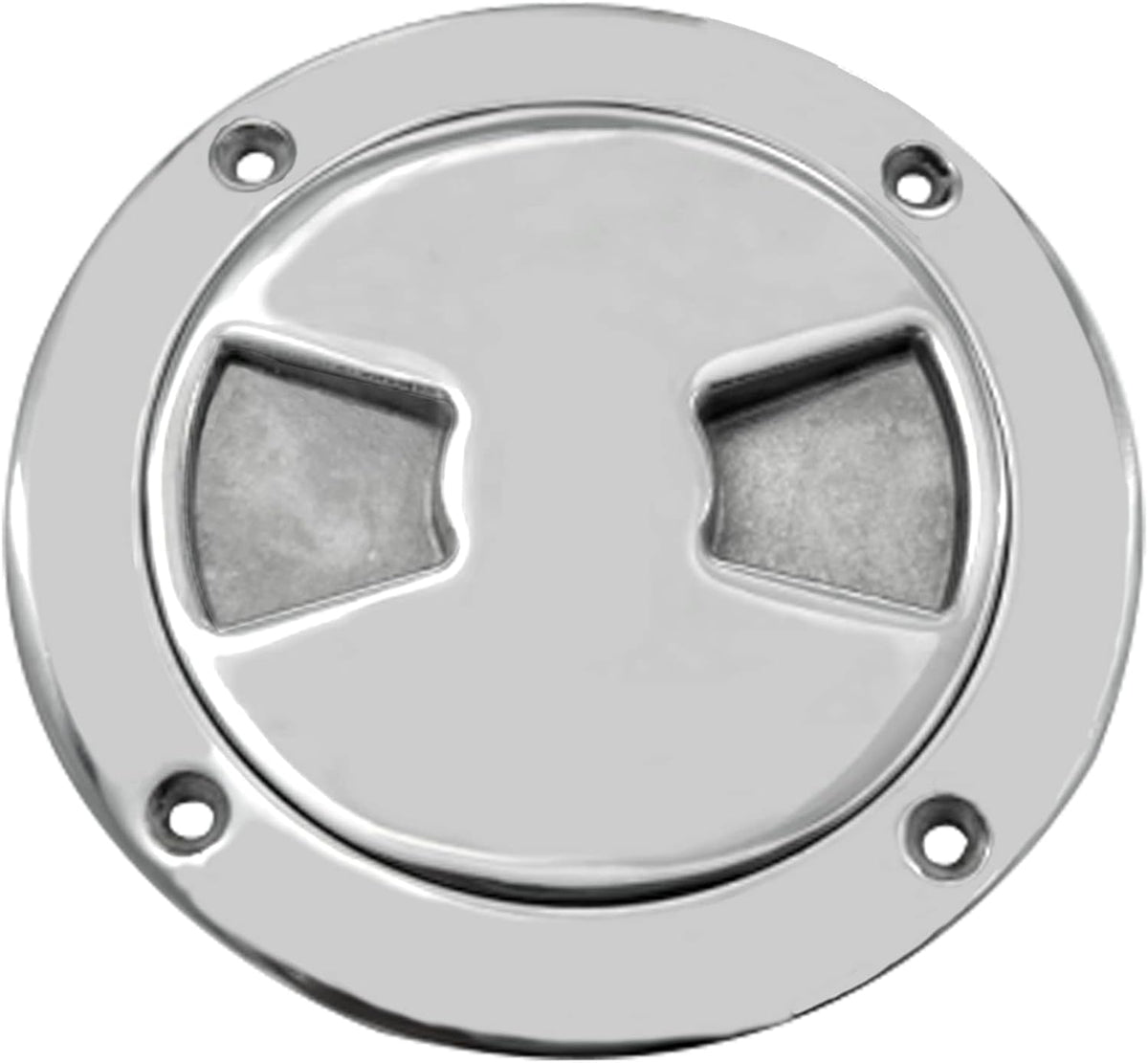 5 inch Hatch 316 Stainless Steel Round Non Slip Inspection Deck Plate with Detachable Cover for Marine Boat Yacht