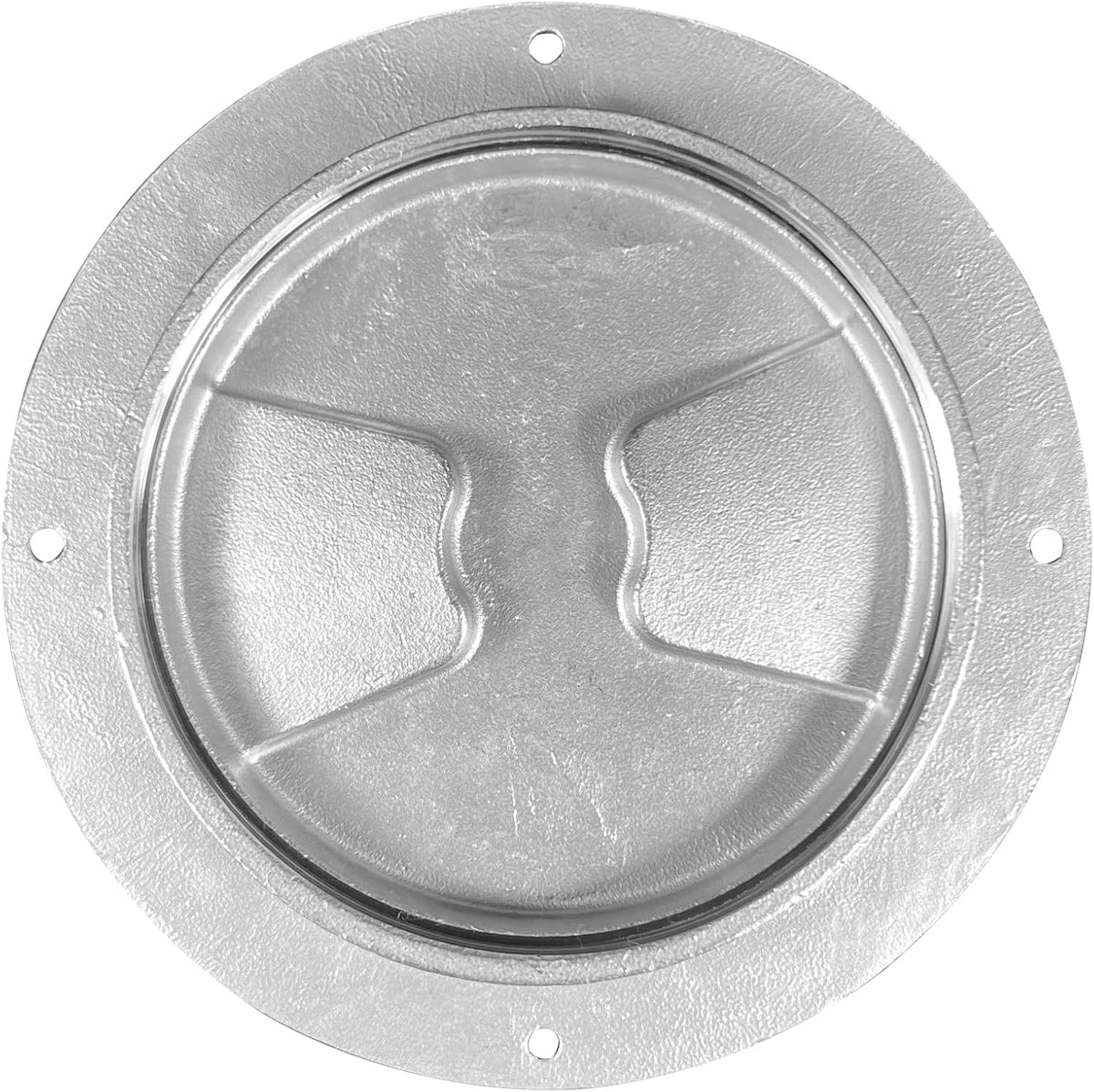 5 inch Hatch 316 Stainless Steel Round Non Slip Inspection Deck Plate with Detachable Cover for Marine Boat Yacht