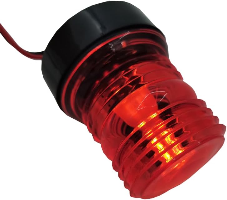 Boat Yacht Navigation Anchor Lights All Round 360° Red 12V LED Daylight Waterproof Signal