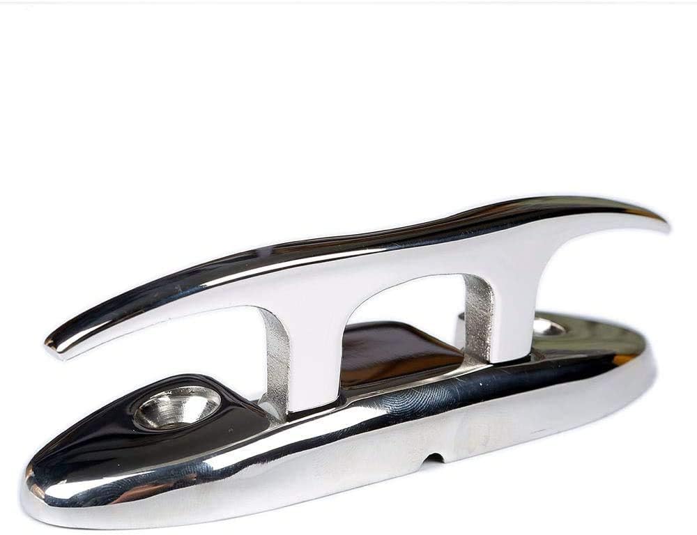 Boat2 Pcs Folding Cleat 4-1/2" Flip-up Dock Marine Grade 316 Stainless Steel with Screws