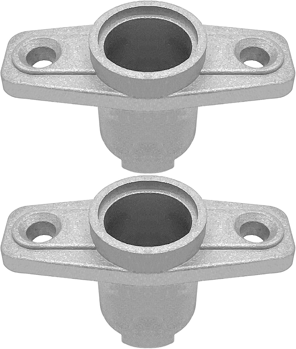 Top Mount Aluminum Oar Lock Socket Holder 90Degrees T-Shaped Boat Hardware Replacement for Marine Yacht Boat/Yacht Parts 2Pcs
