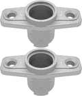 Top Mount Aluminum Oar Lock Socket Holder 90Degrees T-Shaped Boat Hardware Replacement for Marine Yacht Boat/Yacht Parts 2Pcs