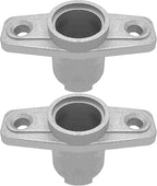 Top Mount Aluminum Oar Lock Socket Holder 90Degrees T-Shaped Boat Hardware Replacement for Marine Yacht Boat/Yacht Parts 2Pcs
