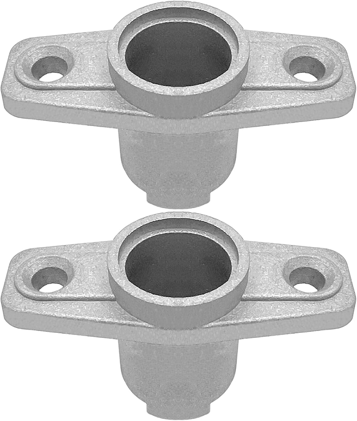 Top Mount Aluminum Oar Lock Socket Holder 90Degrees T-Shaped Boat Hardware Replacement for Marine Yacht Boat/Yacht Parts 2Pcs