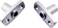Oar Lock Socket Aluminum Top Mount Oarlock/Rowlock Sockets Flush Fishing Rowboat Marine 2PCS