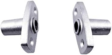 Oar Lock Socket Aluminum Top Mount Oarlock/Rowlock Sockets Flush Fishing Rowboat Marine 2PCS