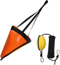 Sea Anchor Drift Sock 18"/32" Parachute Fishing Drogue for Marine Boat  32 in For15-20 ft