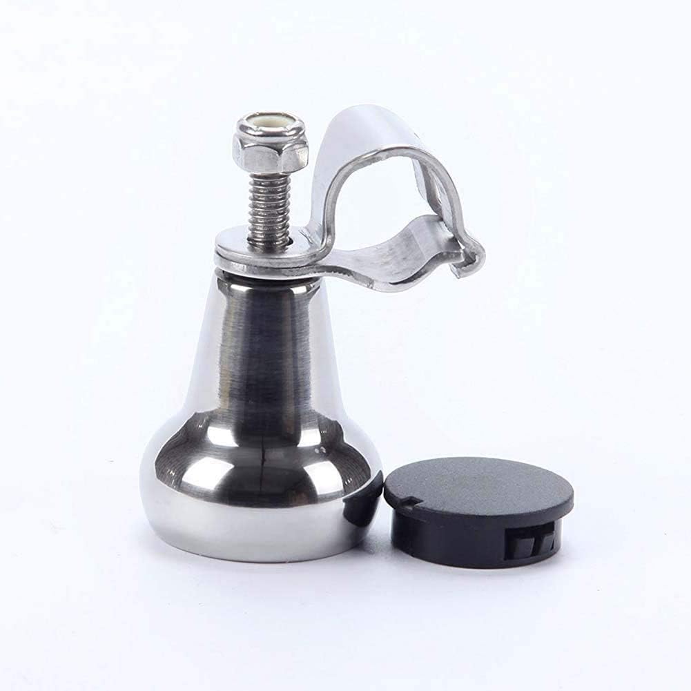 316 Stainless Steel Boat Steering Wheel Knob, Maneuvering Knob with Black Nylon Cover