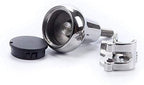 316 Stainless Steel Boat Steering Wheel Knob, Maneuvering Knob with Black Nylon Cover