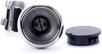 316 Stainless Steel Boat Steering Wheel Knob, Maneuvering Knob with Black Nylon Cover