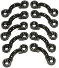 10pcs Nylon Pad Eye Straps Bimini Top Strap,Deck Loops, Kayak Anchor Boat Mount, Fitting Canoe Deck Sailing Rigging seakayak Tie