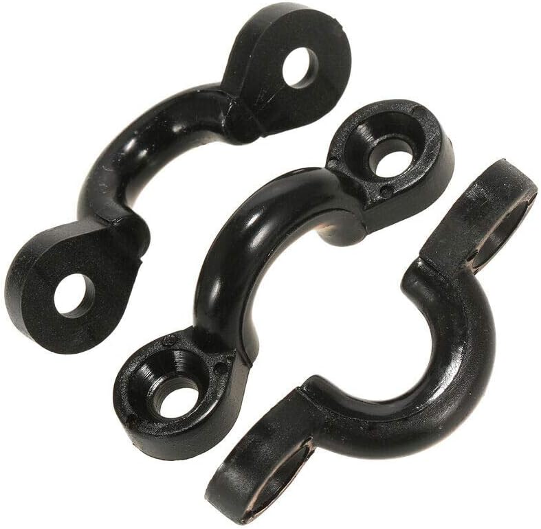 10pcs Nylon Pad Eye Straps Bimini Top Strap,Deck Loops, Kayak Anchor Boat Mount, Fitting Canoe Deck Sailing Rigging seakayak Tie
