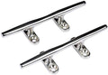 Heavy 316 Stainless Steel Dock Cleat Boat Open Base 5 inch (2PCS)