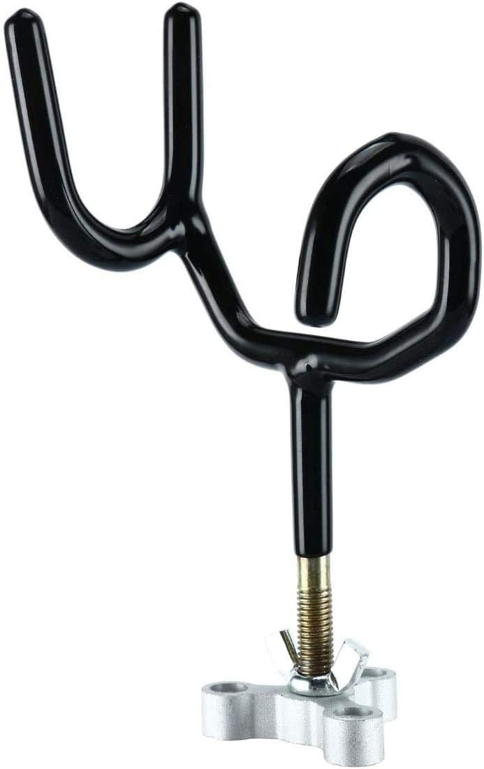 Boat Rod Holder 20 Degree Steel Wire Fishing Pole with PVC Dipped and Mounting Base(4PCS)