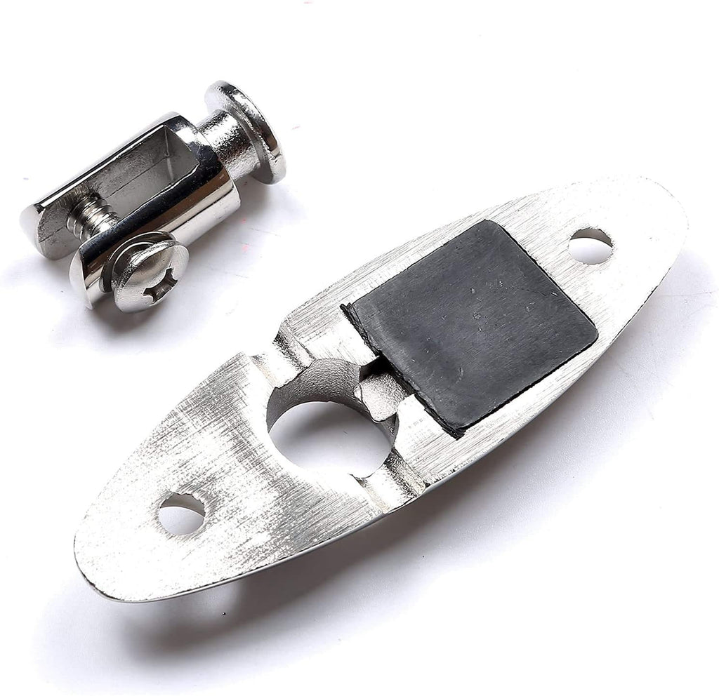 Heavy Duty 360 Degrees Swivel Quick Release Deck Hinge Side Mount 316 Stainless Steel Boat Bimini Top Hardware Without fasterneres