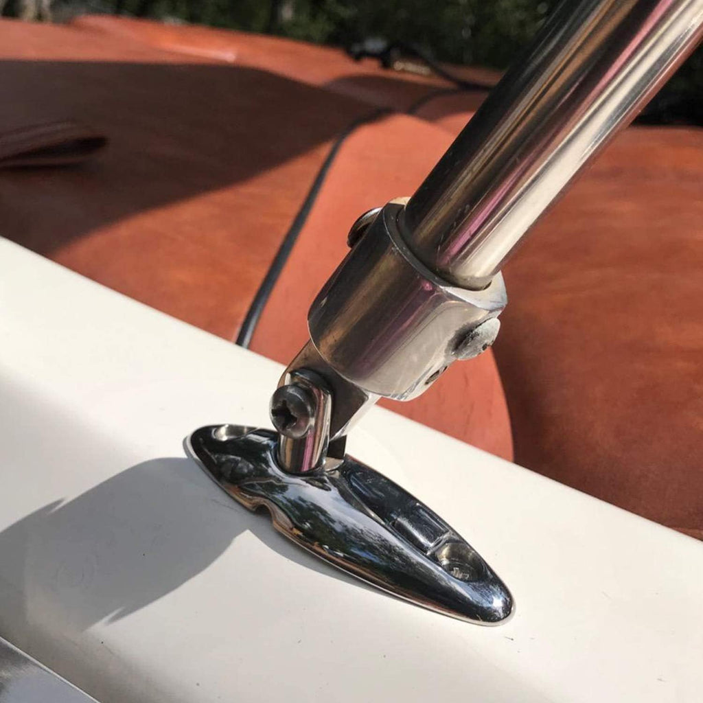 Heavy Duty 360 Degrees Swivel Quick Release Deck Hinge Side Mount 316 Stainless Steel Boat Bimini Top Hardware Without fasterneres