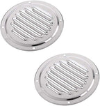 Round Louvered Vent 4" Stainless Steel Marine Boat 102mmCaravan Suit 2PCS for Yacht Accessories