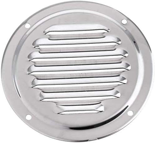 Round Louvered Vent 4" Stainless Steel Marine Boat 102mmCaravan Suit 2PCS for Yacht Accessories