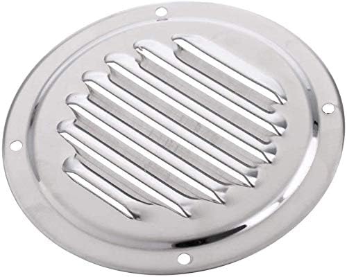 Round Louvered Vent 4" Stainless Steel Marine Boat 102mmCaravan Suit 2PCS for Yacht Accessories