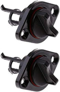 25mm 1'' Black Nylon Marine Yacht Drain Plug Bung Socket Sailing Fishing Boat Captive Screw & for Dinghy Kayak Canoes Boats Stop Water Infiltration