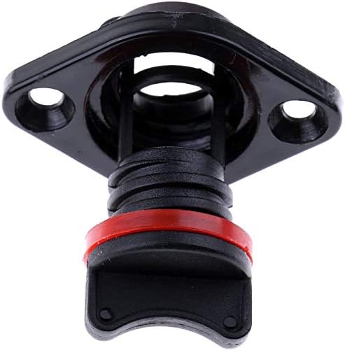 25mm 1'' Black Nylon Marine Yacht Drain Plug Bung Socket Sailing Fishing Boat Captive Screw & for Dinghy Kayak Canoes Boats Stop Water Infiltration