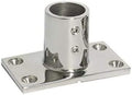 Stainless Steel Boat Rectangular Base Handrail Fittings 90 Degree 1"