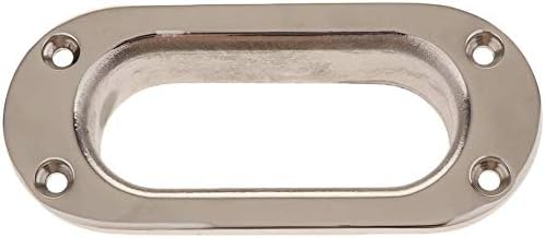 Hawse Pipe Silver Winch Cable Lead Guide Stainless Steel Rectangular Boat Fairlead for Marine Ship Yacht