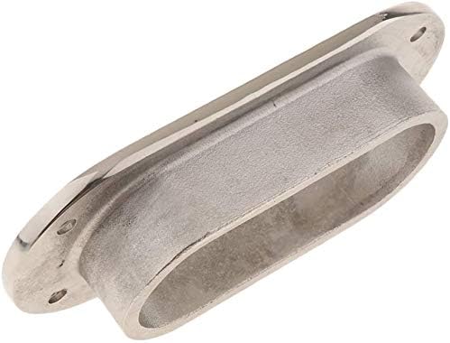 Hawse Pipe Silver Winch Cable Lead Guide Stainless Steel Rectangular Boat Fairlead for Marine Ship Yacht