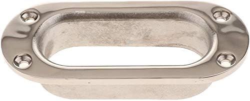 Hawse Pipe Silver Winch Cable Lead Guide Stainless Steel Rectangular Boat Fairlead for Marine Ship Yacht
