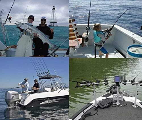 Fishing Boat Rods Holder Adjustable Raft Kayak Rod Pole Stand Bracket Mount Rest Rack Opening 360 Degree 1PCS RH-30
