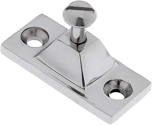 2PCS Bimini Top Side Mount Deck Hinge Fitting Hardware Base High Polished Marine Grade 316 Stainless Steel
