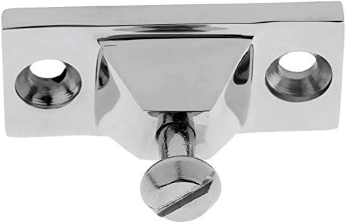2PCS Bimini Top Side Mount Deck Hinge Fitting Hardware Base High Polished Marine Grade 316 Stainless Steel