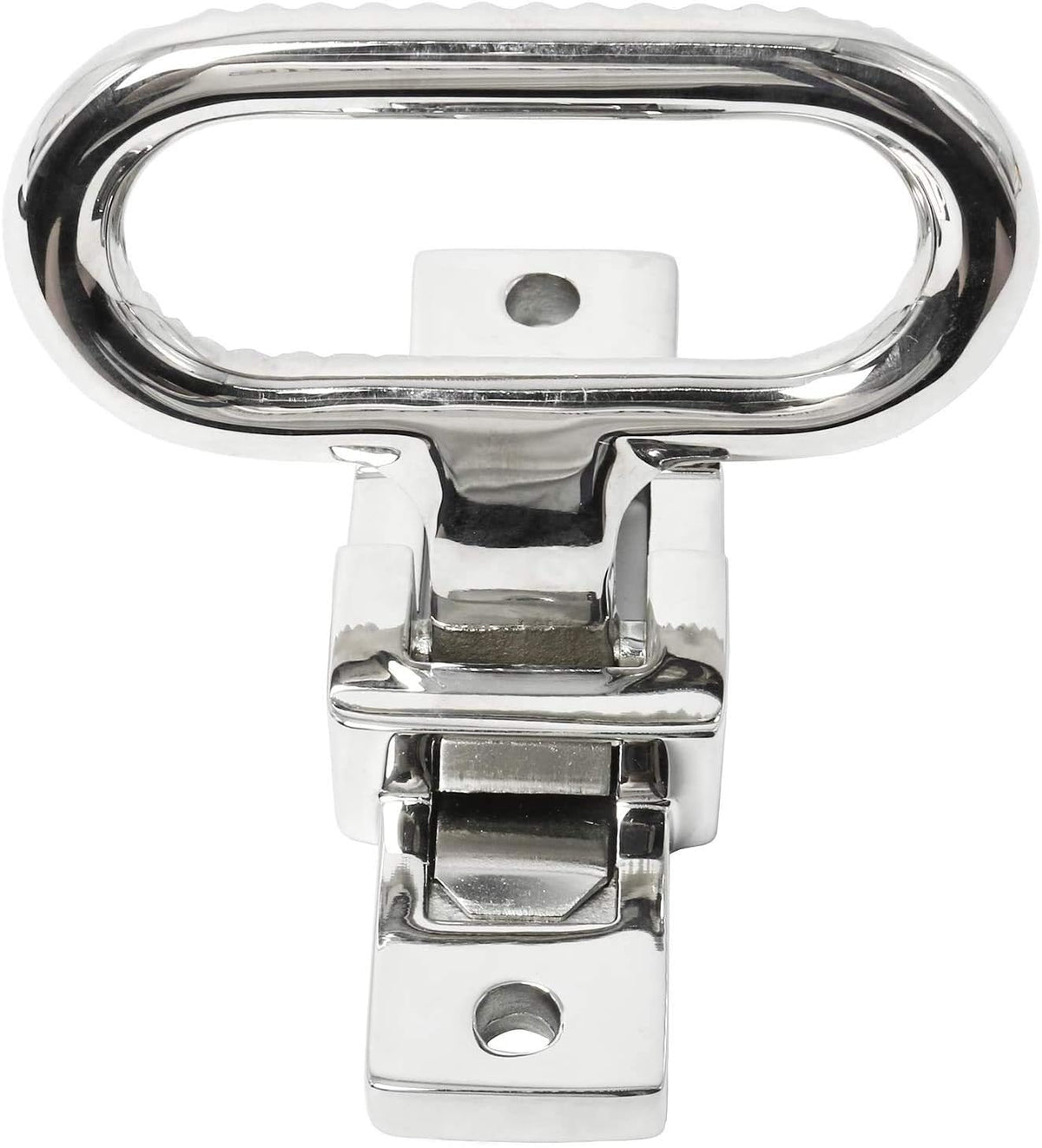 Heavy Duty 316 Stainless Steel Folding Mast Step with Diamond Tread Pattern for Boat,Yacht,Car,Truck
