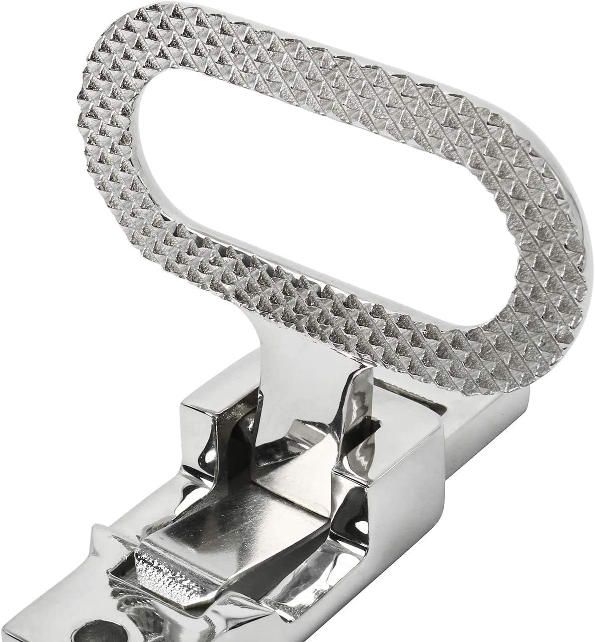 Heavy Duty 316 Stainless Steel Folding Mast Step with Diamond Tread Pattern for Boat,Yacht,Car,Truck