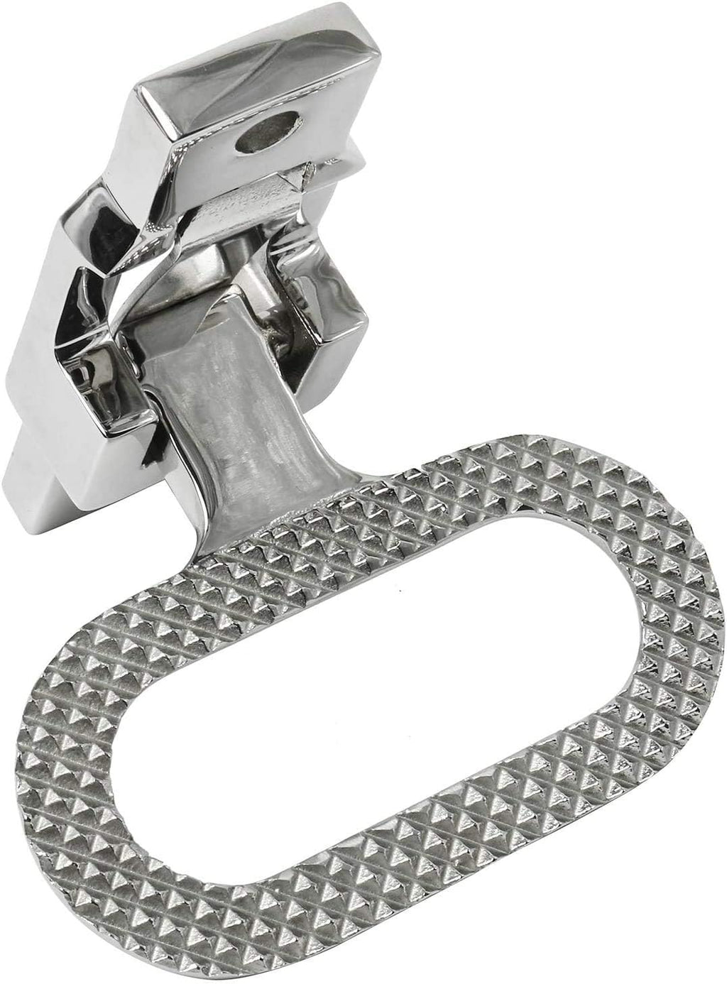 Heavy Duty 316 Stainless Steel Folding Mast Step with Diamond Tread Pattern for Boat,Yacht,Car,Truck