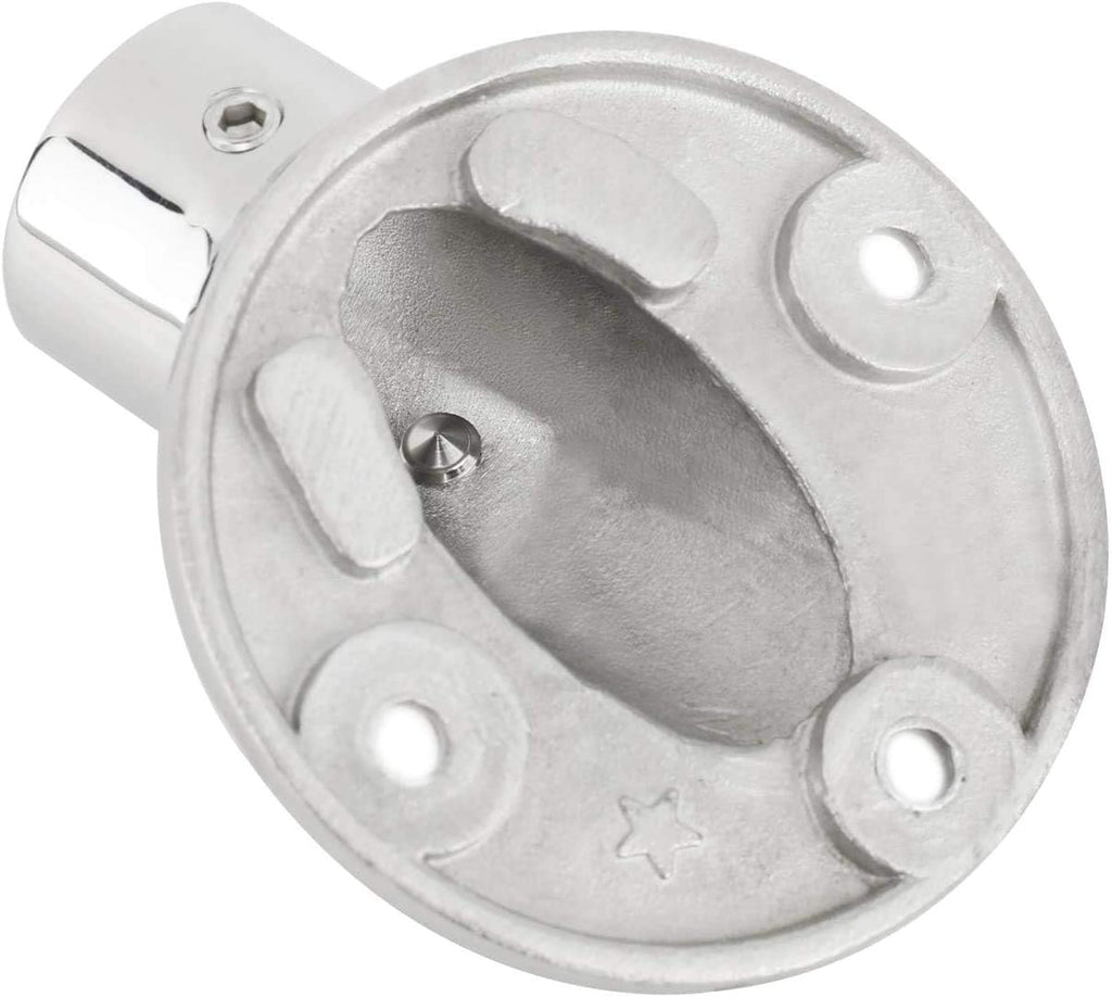 7/8''(22mm) 30 Degree Heavy Dudy 316 Stainless Steel Marine Tube Boat Hand Rail Round Base Bimini Top Fitting Hardware