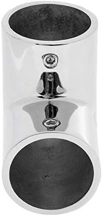 Heavy Dudy Marine Grade 316 Steel Stainless 2 Way Boat Hand Rail Fitting 90 Degree Elbow for 7/8" O.D. Tube Hardware