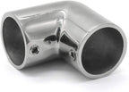 Heavy Dudy Marine Grade 316 Steel Stainless 2 Way Boat Hand Rail Fitting 90 Degree Elbow for 7/8" O.D. Tube Hardware