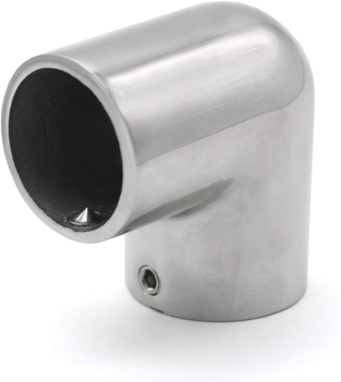 Heavy Dudy Marine Grade 316 Steel Stainless 2 Way Boat Hand Rail Fitting 90 Degree Elbow for 7/8" O.D. Tube Hardware