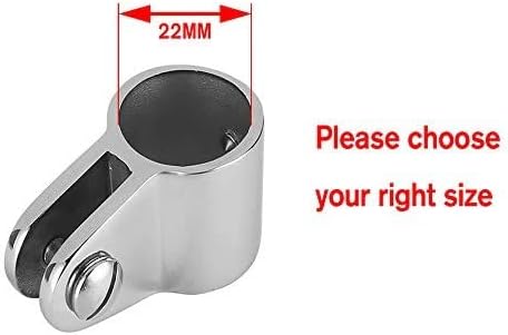 Bimini Top Jaw Slide, 2 PCS Marine Boat Hardware Fitting Stainless Steel Inside Dia 7/8" 22mm