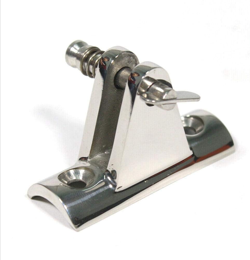 Deck Hinge Boat Bimini Top Fitting 90 Degree Pin Stainless Steel Hot Accessories Marine with Quick Release pins