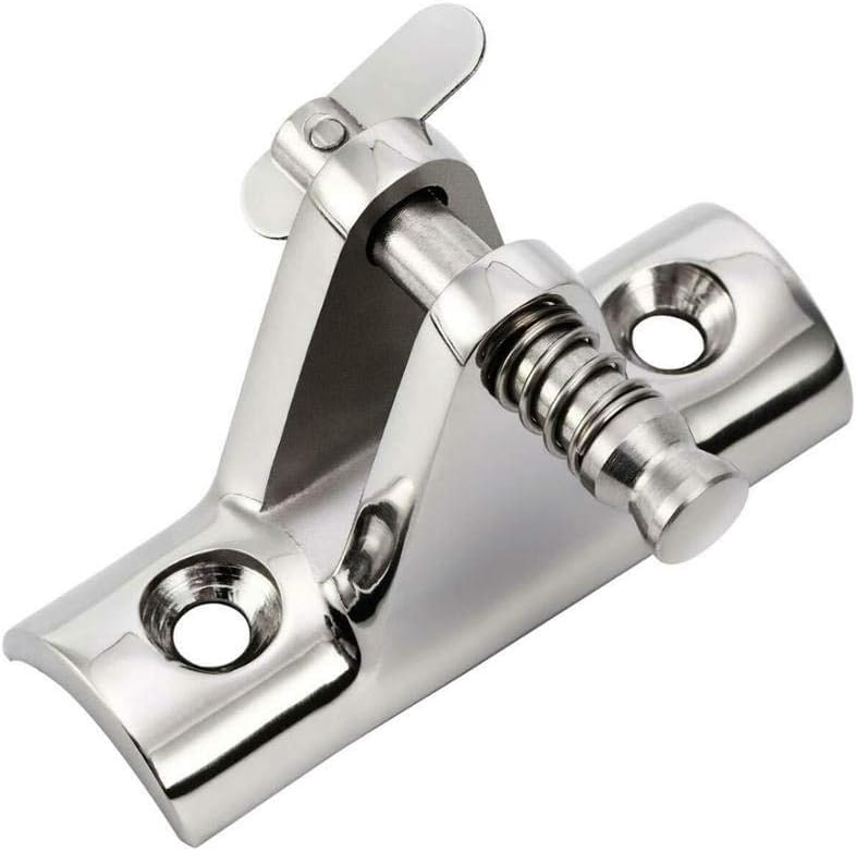 Deck Hinge Boat Bimini Top Fitting 90 Degree Pin Stainless Steel Hot Accessories Marine with Quick Release pins