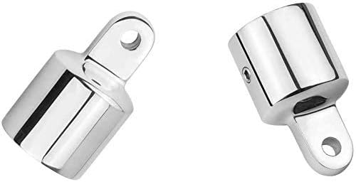Marine Bimini Top Cap 316 Tube 3/4" External Eye End for Boat Heavy Duty Fitting Hardware Stainless Steel