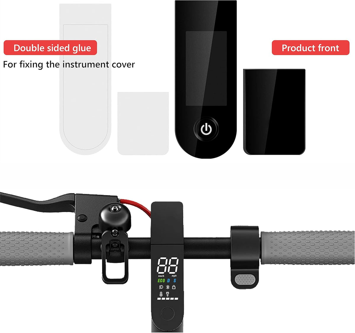 Scooter Protective Plate Dashboard Cover Display Housing Replacement for Xiaomi 1S M365 Pro Essential Electric Scooter
