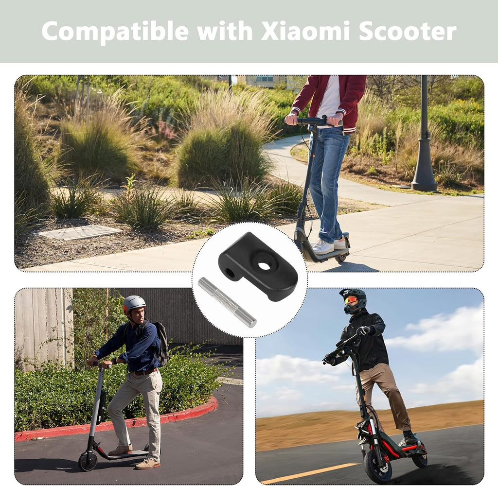Folding hook lock with iron clasp, compatible with Xiao-Mi M365, reinforced hinge for aluminium folding electric scooters