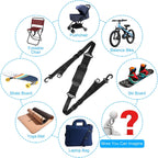 Petluno Accessories for electric scooters, compatible with Xiaomi M365/1S/Pro, scooter carry bag/child handle/ hooks/cable conduit protection/reflective set/shoulder strap/handlebar # 3 Straps