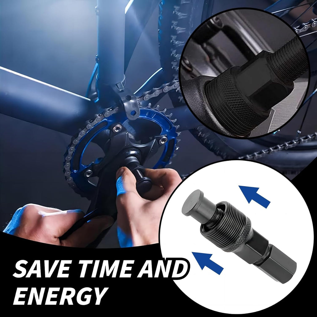 Crank Puller, Bike Crank Removal Tool, Bicycle Repair and Maintenance Disassembler, Suitable for Road Bikes, Mountain Bikes, Folding Bikes, Etc.