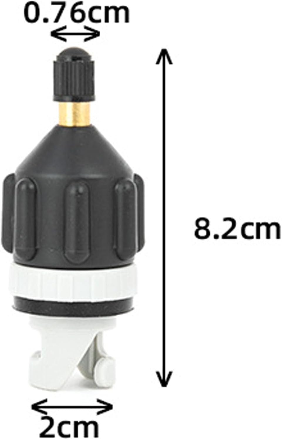 Inflatable SUP Pump Adaptor，Air Pump Converter Air Valve Adapter Sup with Standard Conventional Air Valve Attachment for Stand Up Paddle Board, Inflatable Bed, Inflatable Boat，Kayak