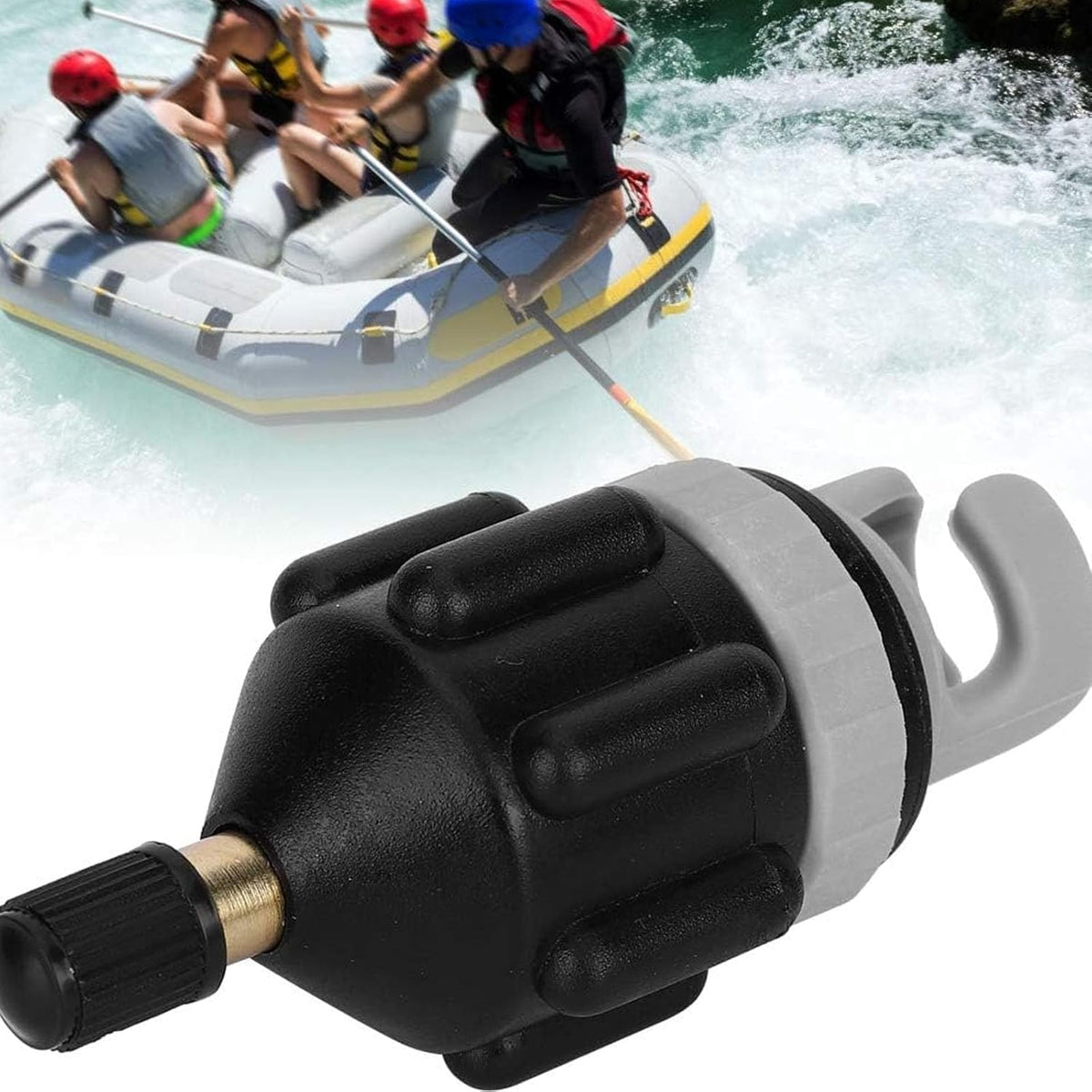 Inflatable SUP Pump Adaptor，Air Pump Converter Air Valve Adapter Sup with Standard Conventional Air Valve Attachment for Stand Up Paddle Board, Inflatable Bed, Inflatable Boat，Kayak